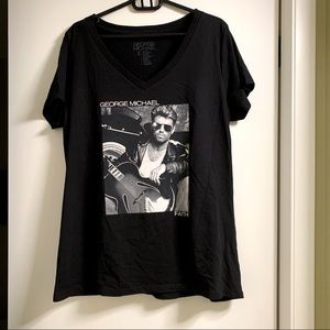 Torrid - George Michael V-neck T-shirt - Size 2